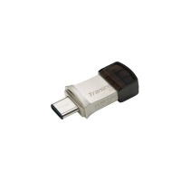 Transcend JetFlash 890 128GB USB 3.1 OTG Flash Drive - Silver Photo