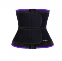 Wardrobenthings WnTCo Double Belt Purple Zipper New Style - High Quality Waist Trainer Photo