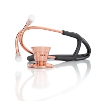 MDF ER Premier Stethoscope > Rose Gold Edition- Rose Gold - Black Photo