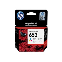 HP 653 Original Tri-Color Ink Cartridge Photo