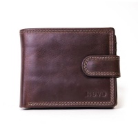 NUVO - AW117 Genuine Leather Brown bi Fold Wallet Photo