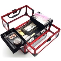 purpleX Petite Make-up Box - Jewelry Box With cosmetics - 16 piece set Photo