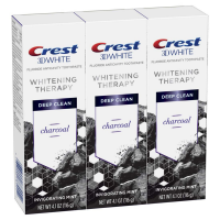 Crest Charcoal 3D White Toothpaste Whitening Therapy Pack of 3 Photo