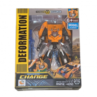 Deformation Change Robot to Car Toy Photo