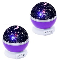 Star Master Night Light- Lamp -Twin Pack -Purple Photo