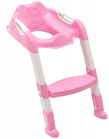 Jack Brown Children's Toilet Training Seat and Ladder - Pink Photo