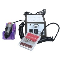 Professional Electric Nail Art Salon Drill Machine Kit Set - Black Photo