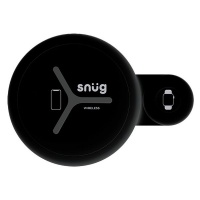 Snug 15W Dual Wireless Charging Pad Black Photo