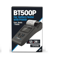 Topdon Bt500p 12v & 24v Car Battery Tester Analyzer With Build In Printer Photo