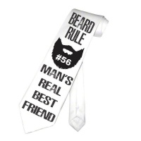 PepperSt Men's Collection - Designer Neck Tie - Beard Rule #56 Photo