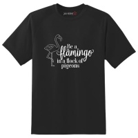 Just Kidding Kids "Be a Flamingo In a Flock of Pidgeons" Short Sleeve Photo