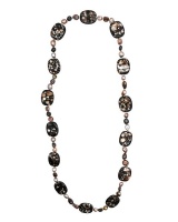 Lily & Rose Freshwater Pearl & Shell Disc Necklace Photo