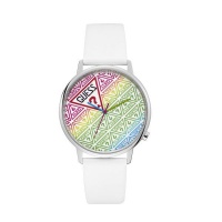 Guess Ladies Hollywood Highland Silver Neon Dial - V1020M1 Photo