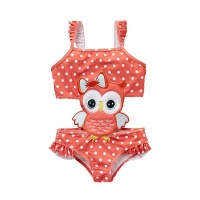 Girls Cute Owl Swimming Costume Photo