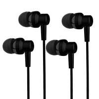 Astrum 2 Pack Stereo In-Ear Wired Earphones In-line Mic – EB200 Buddy Kit Photo