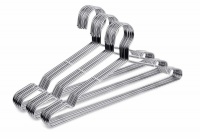 30 Pack Stainless Steel Strong Metal Wire Clothes Hangers Photo