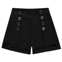 Firetrap Junior Girls Button Shorts - Jet Black [Parallel Import] Photo