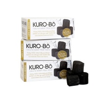 KURO Bo MULTI-BUY - 3 x Packs KURO-Bo Activated Charcoal Water Filter Koins Photo