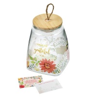Christian Art Gifts Gratitude Jar with Cards Photo