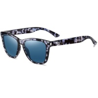 G&Q Retro Polarized Sunglasses - Grey Tortoiseshell / Grey Photo