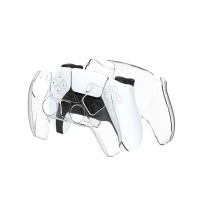 We Love Gadgets Protective Hard Case Cover For PS5 Controller Clear Yellow Photo