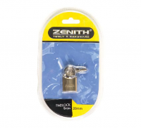 Zenith Bulk Pack x 4 Padlock Brass 20mm Carded Photo