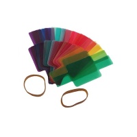 Floxi Set of 20 Professional Colour Speedlite Gels with Pouch Photo