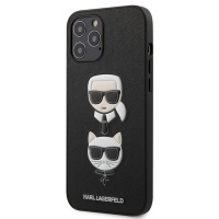 Karl Lagerfeld - Saffiano Hard Case iPhone 12 Pro Max Black Photo
