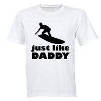 Just Like Daddy - Surfer - Kids T-Shirt Photo