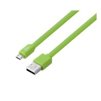 Pro Bass Micro USB Cable - Green Photo