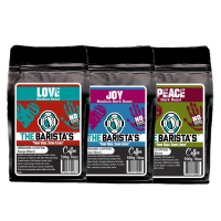 The Baristas The Barista's Specialty Ground Coffee Combo Pack Love Joy and Peace Photo