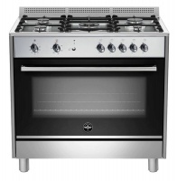 La Germania Rustica 90cm Gas Hob & 9MF Electric Oven - Stainless Steel Photo