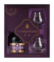 Courvoisier VS Double Glass" French Door Style" Gift Pack Photo