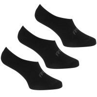 Firetrap Mens 3 Pack Invisible Socks - Black - 7-11 [Parallel Import] Photo