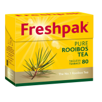 Freshpak Rooibos Tea Pure - 4 boxes x 80 teabags Photo