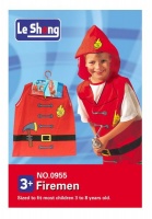 Fireman Role Play Costume with Hat - Vest Design Photo