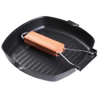 Folding Handle Grill Pan Photo