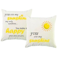PepperSt - Scatter Cushion Cover Set - You are my Sunshine Photo