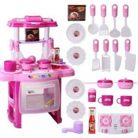 Baby Choo Modern Kitchen Play Set - Pink Photo