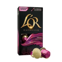 LOR L’OR India Intensity 10 - Nespresso Compatible Coffee Capsules - Pack of 10 capsules Photo