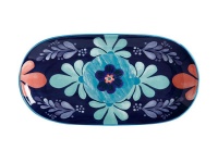 Maxwell Williams Maxwell and Williams Majolica Oblong Platter 33X17cm - Blue Photo