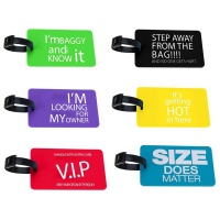 Bags Direct Eco Luggage Tag Set Of 6 With Text Messages Photo