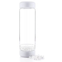 VitaJuwel Inu! Crystal Water Bottle - Cloud White Photo