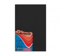 Butterfly A2 Bright Board - 160gsm Black - Pack Of 25 Photo