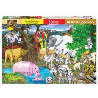 RGS Group At The Game Park 63 Piece Wooden Jigsaw Puzzle Photo