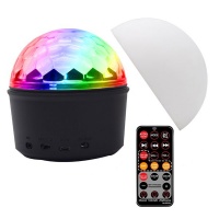 3-in-1 9W Bluetooth Speaker Disco Ball LED Night Light For Party Bedroom Photo