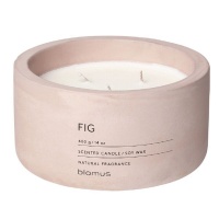 blomus Scented Candle: Fig in Pale Pink Container Fraga 13cm Diameter Photo