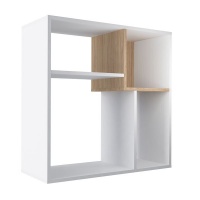 Click Furniture Lift Bookcase White and Oak Photo