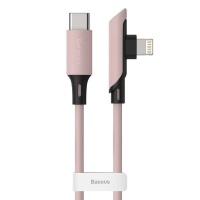 Baseus 1.2m - 18W Colourful Elbow USB Type-C 2.0 to Lightning PD Cable Photo