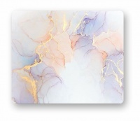 Light Blue Marble Themed Mouse Pad Photo